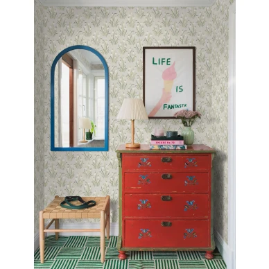 Eteisen kukkatapetti Borastapeterilta Snodroppe 4835 image