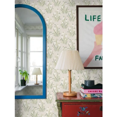 Kukkatapetti eteiseen Borasilta Snodroppe 4835 image