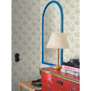 Vaalea kukkatapetti Borasilta Snodroppe 4835 image