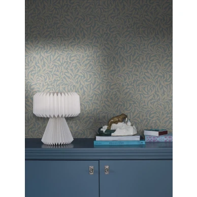 Sininen lehtitapetti Borasilta Vintergrona 4831 image