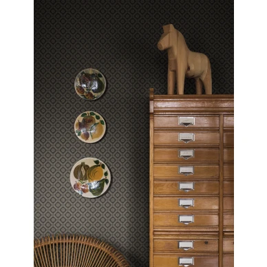 Ruudullinen tapetti Love Borastapeterilta 4821 image