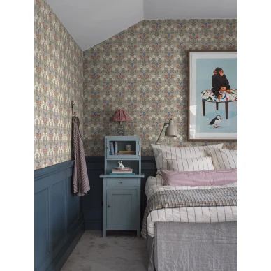 Makuuhuoneen kukkatapetti Sippor Borastapeterilta 4813 image