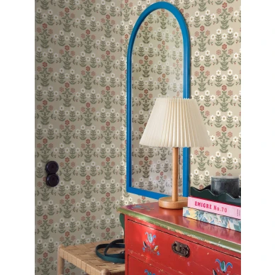 Vanhan ajan kukkatapetti Borastapeterilta Sippor 4810 image