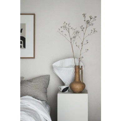 Makuuhuoneen harmaa tapetti Valv Sandbergilta S10297 image