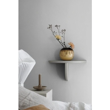 Makuuhuoneen valkoinen tapetti Valv Sandbergilta S10296 image