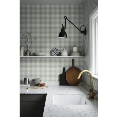 Keittion ruudullinen tapetti Ruta Sandbergilta S10321 image