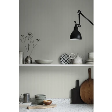 Keittion vihrea raidallinen tapetti Rand Sandbergilta S10291 image