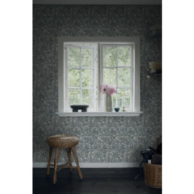 Sininen kukkatapetti Valentin Sandbergilta S10246 image