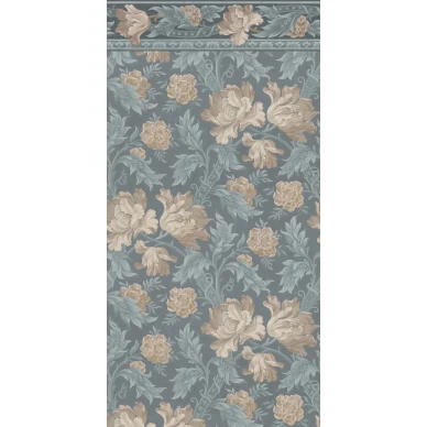 Esther vihrea kukkatapetti boordilla Sandbergilta S10278 koko kuvio image