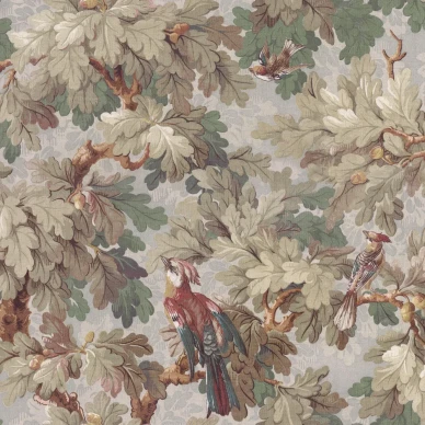 Benjamin vihrea lintutapetti Sandbergilta S10275 image