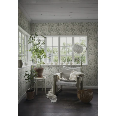 Eteisen romanttinen kukkatapetti Amelia Sandbergilta S10252 image