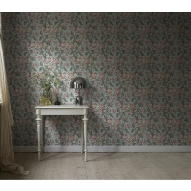 Romanttinen kukkatapetti Amelia Sandbergilta S10251 image