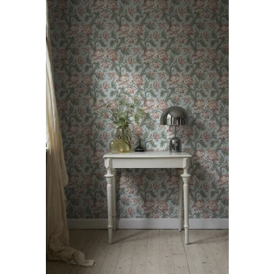 Vaalea kukkatapetti Amelia Sandbergilta S10251 image