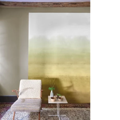 Olohuoneen ruskea ombre tapetti Designers Guildilta Shoshi PDG1163 05 image