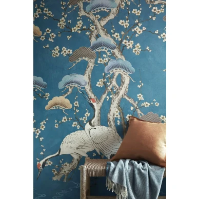 Japanilainen lintutapetti Kyoto Blossom 1838 Wallcoveringsilta 2311 174 01 image