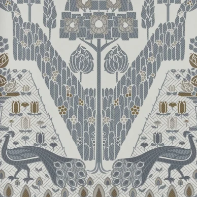 Peacock Topiary harmaa maisematapetti 1838 Wallcoveringsilta 2311 172 01 image