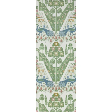Peacock Topiary vihrea lintutapetti 1838 Wallcoveringsilta 2311 172 02 image