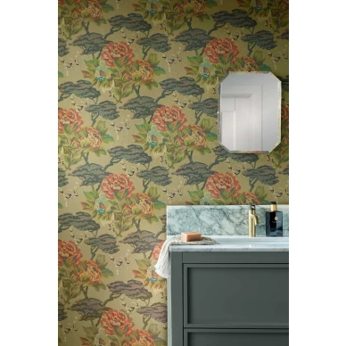 Kylpyhuoneen kultatapetti Paeonia 1838 Wallcoveringsilta 2311 170 03 image