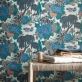 Sininen luontotapetti Mandarin Garden 1838 Wallcoveringsilta 2311 169 03