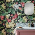 Kylpyhuoneen kukkatapetti Floribunda 1838 Wallcoveringsilta 2311 168 04