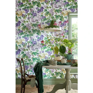 Ruokailuhuoneen kukkatapetti Floribunda 1838 Wallcoveringsilta 2311 168 01 image