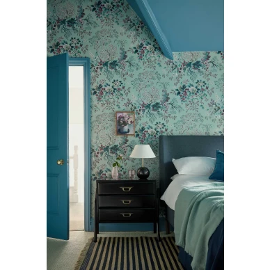 Makuuhuoneen tapetti 1838 Wallcoveringsilta Kilburns Coral 2311 166 02 image