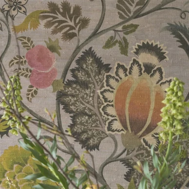 Elava ruohotapetti Brocart Decoratif Grasscloth Designers Guildilta PDG1187 01 image