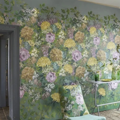 Upea kukkatapetti Fleurs d Artistes Designers Guildilta PDG1170 01 image