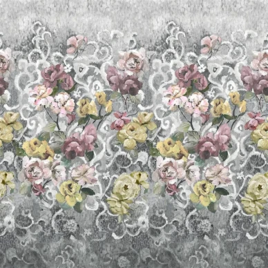 Tapestry Flower harmaa kukkatapetti Designers Guildilta PDG1153 04 image