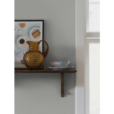 Vaaleansininen raidallinen tapetti PolkaStripe image