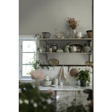 Vaaleanvihrea ruudullinen tapetti PicnicCheck image