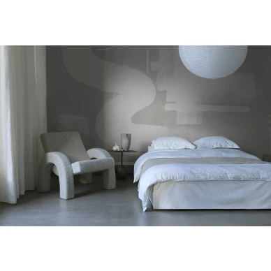 Paint brush on rauhallinen beometrinen tapetti makuuhuoneeseen image