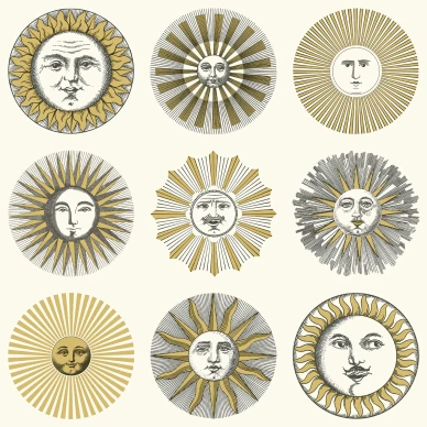Soli aurinko tapetti valkokultaisena image