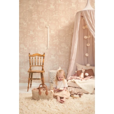 Roosa niittytapetti Summer Field image