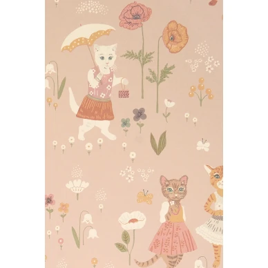 Catwalk Dusty Sweet Pink tapetti kuvio image