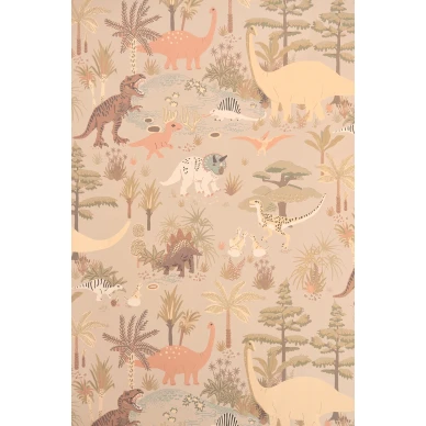 Majvillan Dinosaur Vibes Sandy Beige kuvio image