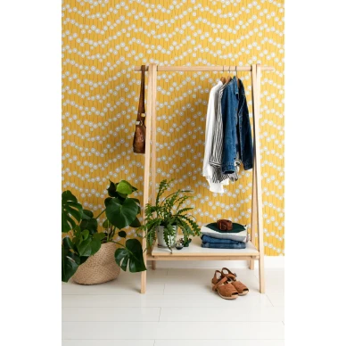 Graafinen keltainen Meadow tapetti image