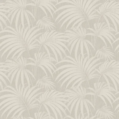 Paula beige palmkuvioinen tapetti image