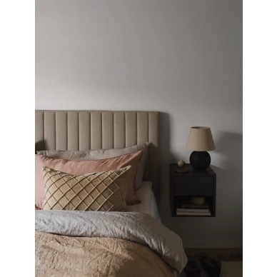 Harmaa moa tapetti graafisella kukkakuviolla image