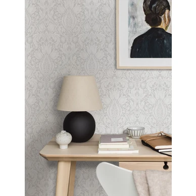 Alba harmaa medaljonki tapetti image