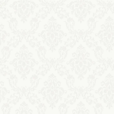 Ottilia valkoinen tapetti kauniilla kalssisella rokokoo kuviolla image