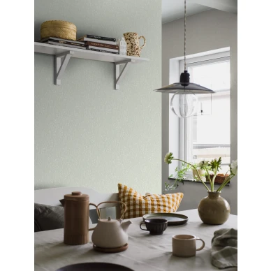 Elias vihrea lehtitapetti kodin keittiossa image