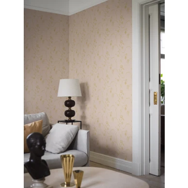 Elsien vaaleanpunainen klassinen kukkatapetti image