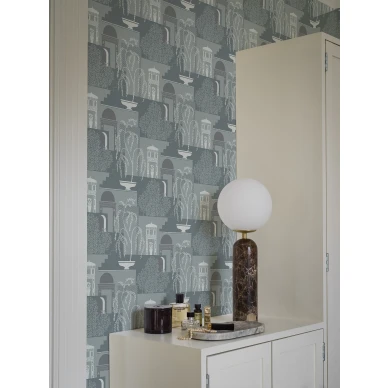 Sininen Mimi tapetti on eloisa mutta samalla rauhallinen image