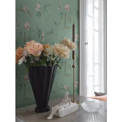 Marlene vihrea kukkatapetti image