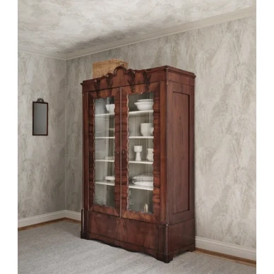 lehtitapetti ceder beigen varisena image