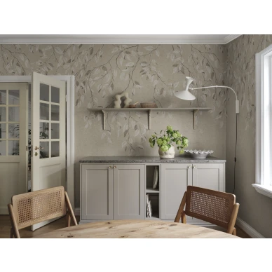 Liselund muraltapetti lehtikuviolla kodin keittioon image