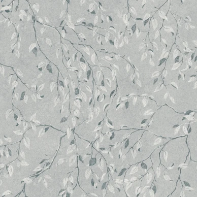 Lise sininen lehtitapetti modernilla kuosilla image