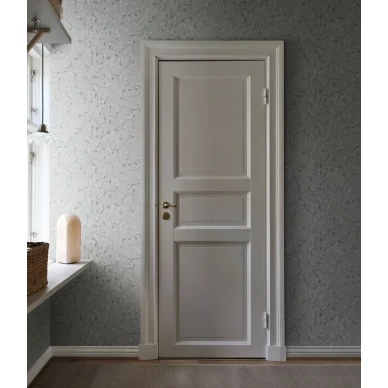 Sininen Lise tapetti lehtikuviolla image