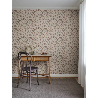 ruskea Bokskog lehtitapetti on ihanan luonnonlaheinen image